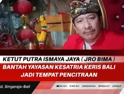 Ketut Putra Ismaya Jaya ( Jro Bima ) Bantah Yayasan Kesatria Keris Bali Jadi Tempat Pencitraan