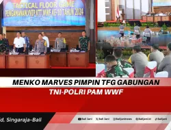 Menko Marves Pimpin TFG Gabungan TNI-Polri Pam WWF