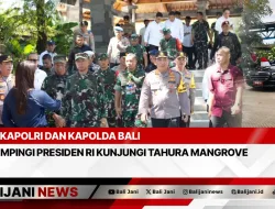 Kapolri dan Kapolda Bali dampingi Presiden RI kunjungi Tahura Mangrove