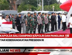 Kapolda Bali dampingi Kapolri dan Panglima TNI Antar Keberangkatan Presiden RI