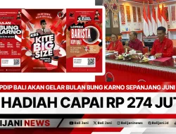 PDIP Bali Akan Gelar Bulan Bung Karno Sepanjang Juni 2024, Hadiah Capai Rp 274 Juta
