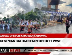 Satgas Ops Puri Amankan Karnaval Kesenian Bali dan Fair Expo KTT WWF