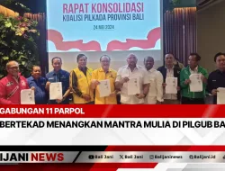 Gabungan 11 Parpol Bertekad Menangkan Mantra Mulia di Pilgub Bali