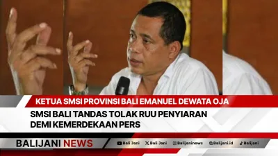 SMSI Bali Tandas Tolak RUU Penyiaran Demi Kemerdekaan Pers