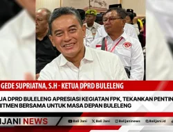 Ketua DPRD Buleleng Apresiasi Kegiatan FPK, Tekankan Pentingnya Komitmen Bersama untuk Masa Depan Buleleng