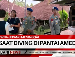 WNA Jepang Meninggal Saat Diving Di Pantai Amed