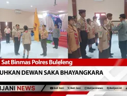 Sat Binmas Polres Buleleng Kukuhkan Dewan Saka Bhayangkara