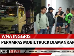WNA Inggris Perampas Mobil Truck Diamankan
