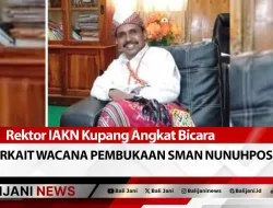 Rektor IAKN Kupang Angkat Bicara Terkait Wacana Pembukaan SMAN Nunuhposmanu
