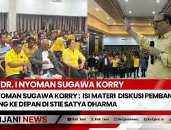 Dr. I Nyoman Sugawa Korry : Isi Materi Diskusi Pembangunan Buleleng Ke Depan di STIE Satya Dharma