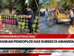 Ditreskrimsus Polda Bali Amankan Pengoplos Gas Subsidi Di Abiansemal