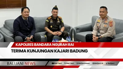 Kapolres Bandara Ngurah Rai Terima Kunjungan Kajari Badung