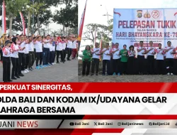 Perkuat Sinergitas, Polda Bali dan Kodam IX/Udayana Gelar Olahraga Bersama