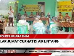 Polres Muara Enim Gelar Jumat Curhat di Air Lintang