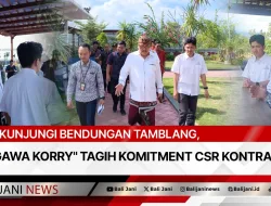 Kunjungi Bendungan Tamblang, “Sugawa Korry” Tagih Komitment CSR Kontraktor