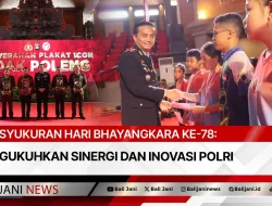 Syukuran Hari Bhayangkara ke-78: Mengukuhkan Sinergi dan Inovasi Polri