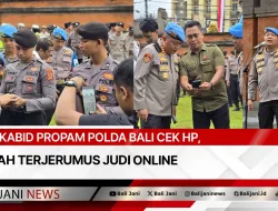 Kabid Propam Polda Bali Cek Hp, Cegah Terjerumus Judi Online