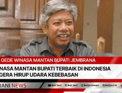 Winasa Mantan Bupati Terbaik di Indonesia Segera Hirup Udara Kebebasan