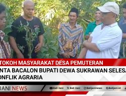 Tokoh Masyarakat Desa Pemuteran Minta Bacalon Bupati Dewa Sukrawan Selesaikan Konflik Agraria