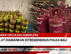 Nekat Oplos Gas Subsidi 3 Kg Lelut Diamankan Ditreskrimsus Polda Bali