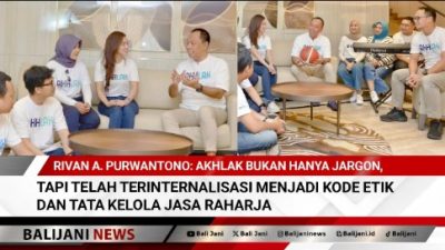 Rivan A. Purwantono: AKHLAK Bukan Hanya Jargon, Tapi Telah Terinternalisasi Menjadi Kode Etik dan Tata Kelola Jasa Raharja