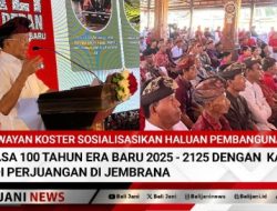 Wayan Koster Sosialisasikan Haluan Pembangunan Bali Masa 100 Tahun Era Baru 2025 – 2125 Dengan Kader PDI Perjuangan Di Jembrana