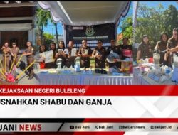 Kejaksaan Negeri Buleleng Musnahkan Shabu dan Ganja