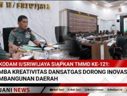 Kodam II/Sriwijaya Siapkan TMMD Ke-121: Lomba Kreativitas Dansatgas Dorong Inovasi Pembangunan Daerah