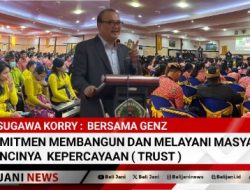 Sugawa Korry : Bersama Genz Komitmen Membangun dan Melayani Masyarakat Kuncinya Kepercayaan ( Trust )