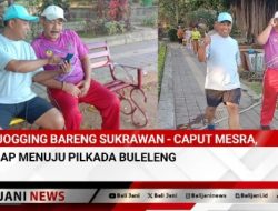 Jogging Bareng Sukrawan – Caput Mesra, Siap Menuju Pilkada Buleleng