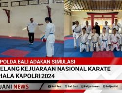 Polda Bali Adakan Simulasi Jelang Kejuaraan Nasional Karate Piala Kapolri 2024