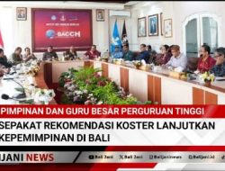 Pimpinan dan Guru Besar Perguruan Tinggi Sepakat Rekomendasi Koster Lanjutkan Kepemimpinan di Bali