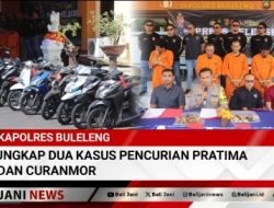 Kapolres Buleleng Ungkap Dua Kasus Pencurian Pratima dan Curanmor