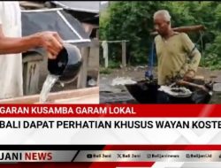 Garan Kusamba Garam Lokal Bali Dapat Perhatian Khusus Wayan Koster