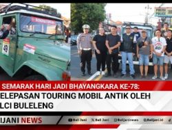 Semarak Hari Jadi Bhayangkara ke-78: Pelepasan Touring Mobil Antik oleh TLCI Buleleng