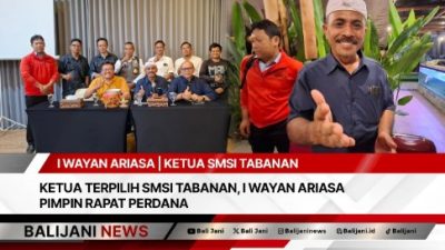 Ketua Terpilih SMSI Tabanan, I Wayan Ariasa Pimpin Rapat Perdana