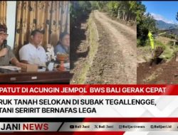 Patut di acungin Jempol BWS Bali Gerak Cepat Keruk Tanah Selokan di Subak Tegallengge, Petani Seririt Bernafas Lega