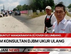 Buntut Mangkraknya Flyover Gelumbang, Tim Konsultan DJBM Ukur Ulang