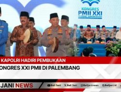 Kapolri Hadiri Pembukaan Kongres XXI PMII di Palembang