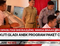 Difasilitasi SKB Buleleng, Warga Binaan Singaraja Ikuti Gladi ANBK Program Paket C