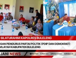 Silaturahmi Kapolres Buleleng dengan Pengurus Partai Politik (PDIP dan Demokrat) di Wilayah Kabupaten Buleleng