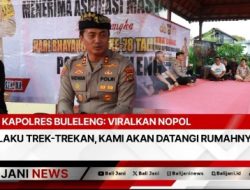 Kapolres Buleleng: Viralkan Nopol Pelaku Trek-Trekan, Kami Akan Datangi Rumahnya