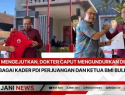 Mengejutkan, Dokter Caput Mengundurkan Diri Sebagai Kader PDI Perjuangan Dan Ketua BMI Buleleng