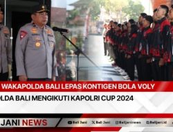 Wakapolda Bali Lepas Kontigen Bola Voly Polda Bali Mengikuti Kapolri Cup 2024