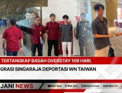 Tertangkap Basah Overstay 109 Hari, Imigrasi Singaraja Deportasi WN Taiwan