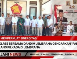 Memperkuat Sinergitas” Polres Bersama Dandim Jembrana Gencarkan “Padi Mas” Jelang Pilkada di Jembrana