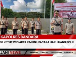 Kapolres Bandara AKBP Ketut Widiarta Pimpin Upacara Hari Juang Polri