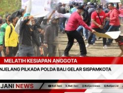 Melatih Kesiapan Anggota Menjelang Pilkada Polda Bali Gelar Sispamkota