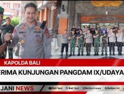 Kapolda Bali Terima Kunjungan Pangdam IX/udayana