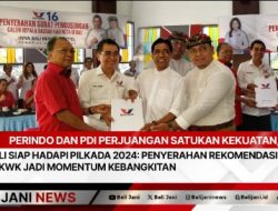 Perindo dan PDI Perjuangan Satukan Kekuatan, Bali Siap Hadapi Pilkada 2024: Penyerahan Rekomendasi B1-KWK Jadi Momentum Kebangkitan